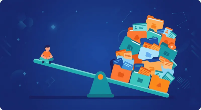 Illustration of fluctuating agency workload